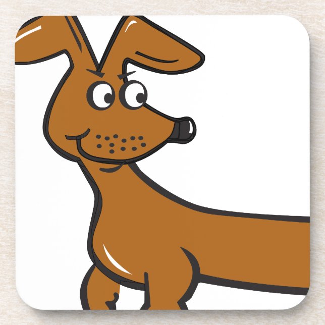 Doxie Dachshund Coaster (Front)