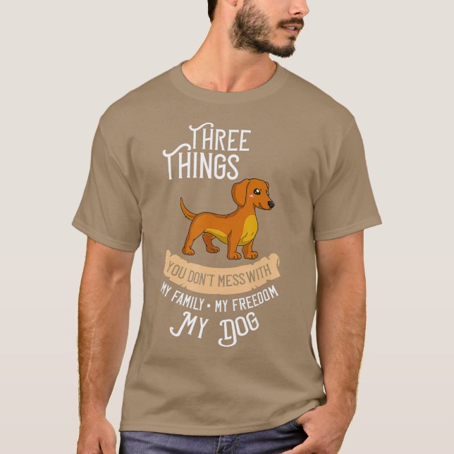 Doxie Dachshund Dog Puppies Owner Lover _23 T-Shirt (Front)