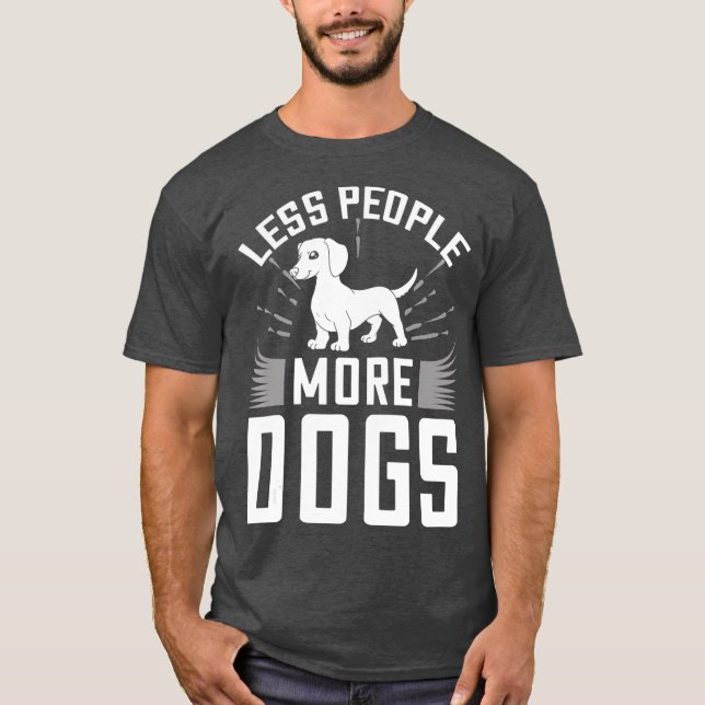 Doxie Dachshund Dog Puppies Owner Lover T-Shirt (Front)