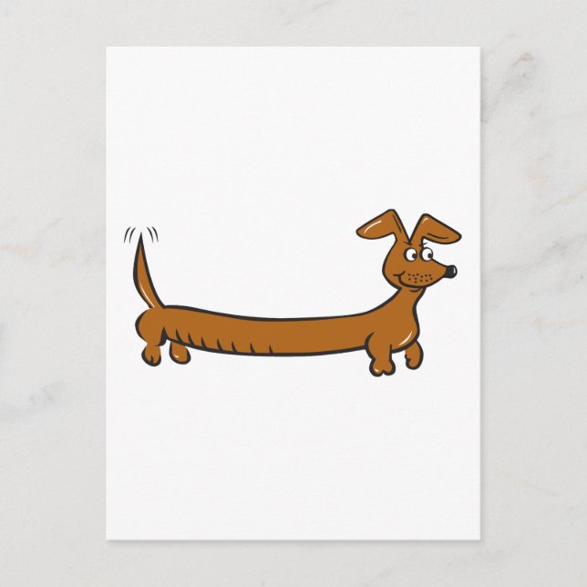 Doxie Dachshund Postcard (Front)