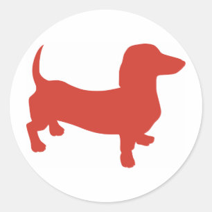 Doxie - Dacshund Classic Round Sticker
