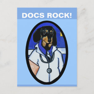 DOXIE DOCTOR POSTCARD