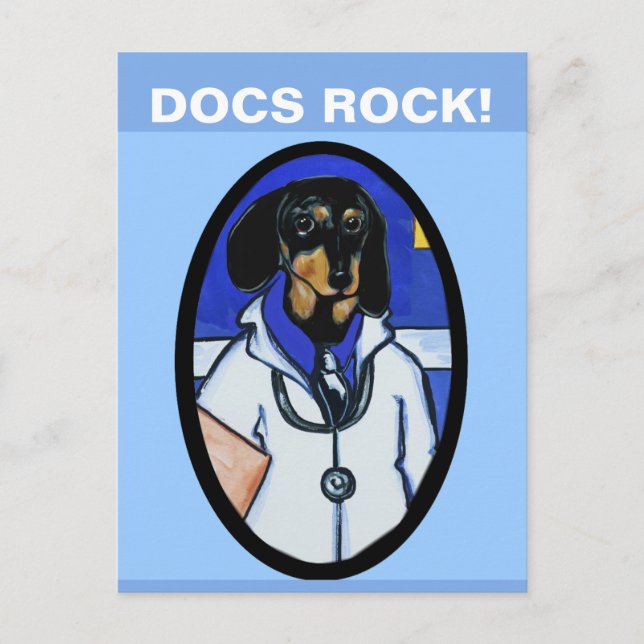 DOXIE DOCTOR    POSTCARD (Front)
