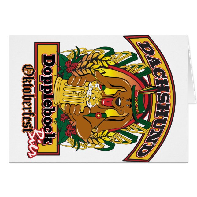 Doxie Dopple Bock Bier (Front Horizontal)