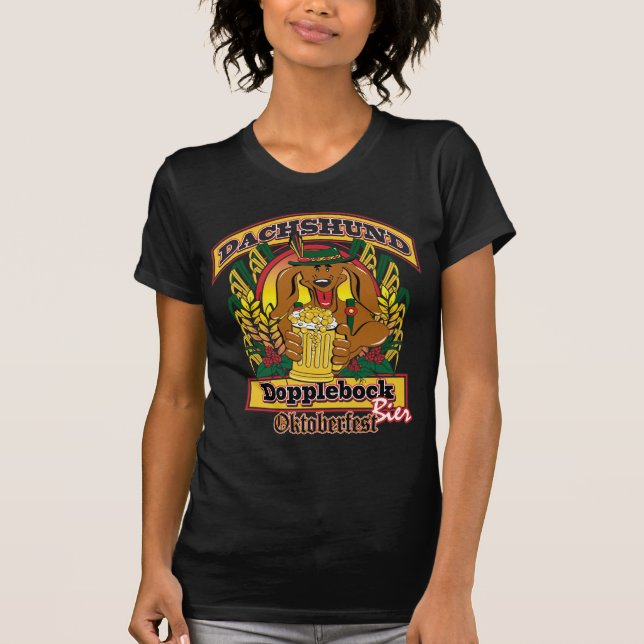 Doxie Dopple Bock Bier T-Shirt (Front)