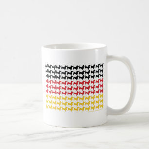 DOXIE-GERMAN-FLAG COFFEE MUG