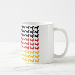 DOXIE-GERMAN-FLAG COFFEE MUG