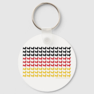 DOXIE-GERMAN-FLAG KEY RING