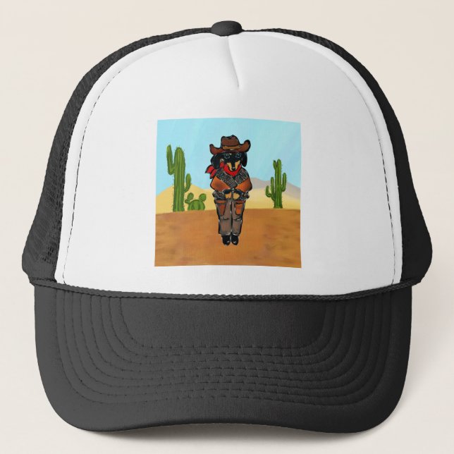 Doxie Gunslinger Trucker Hat (Front)
