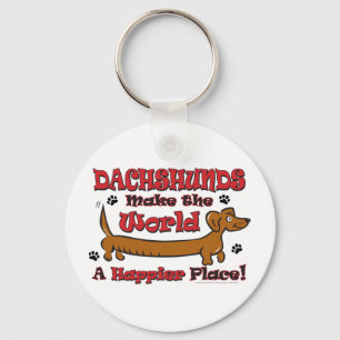 DOXIE-HAPPY KEY RING