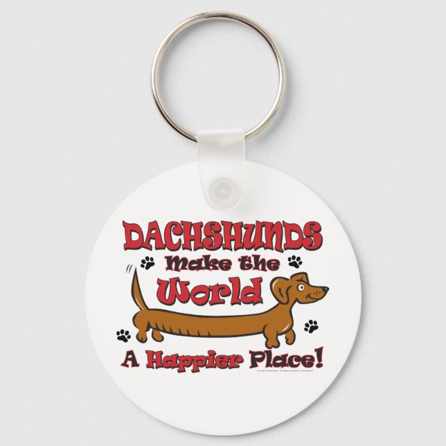 DOXIE-HAPPY KEY RING (Front)