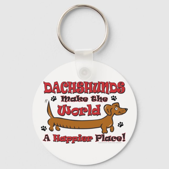 DOXIE-HAPPY KEY RING (Front)