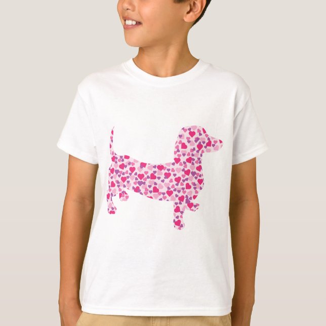 DOXIE-Hearts T-Shirt (Front)