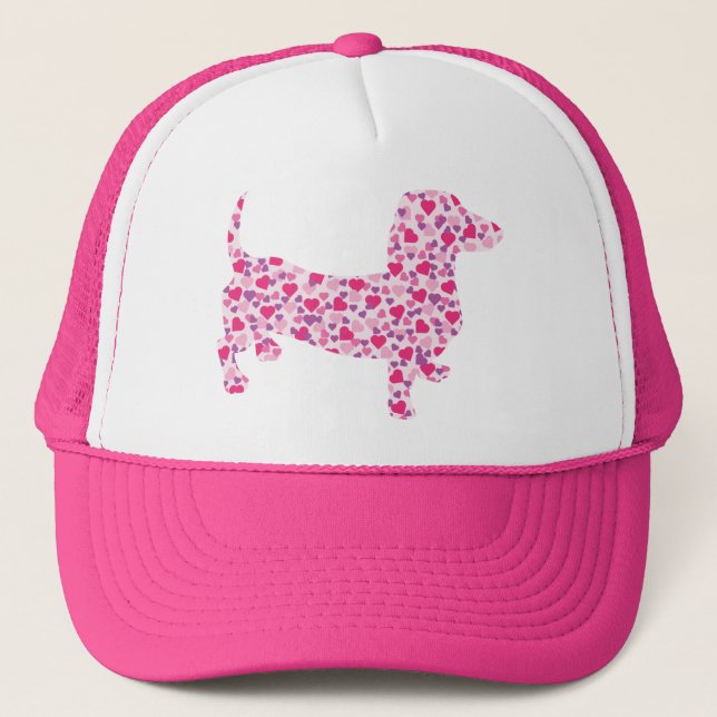 DOXIE-Hearts Trucker Hat (Front)