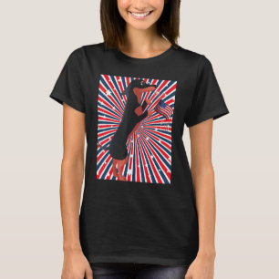 Doxie Independence Day Cute Dachshund   Wiener Dog T-Shirt