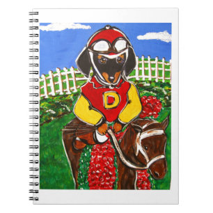 DOXIE JOCKEY SPIRAL NOTEBOOK