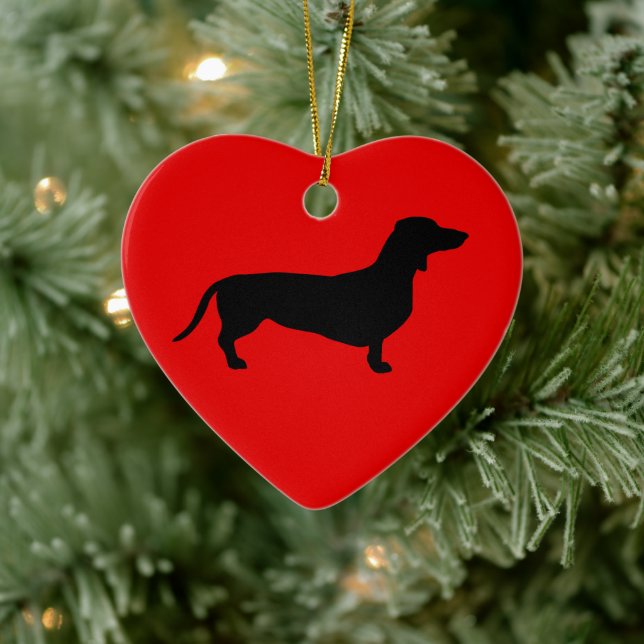 Doxie Love Ceramic Tree Decoration (Tree)
