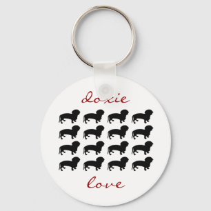 Doxie Love Key-chain Key Ring