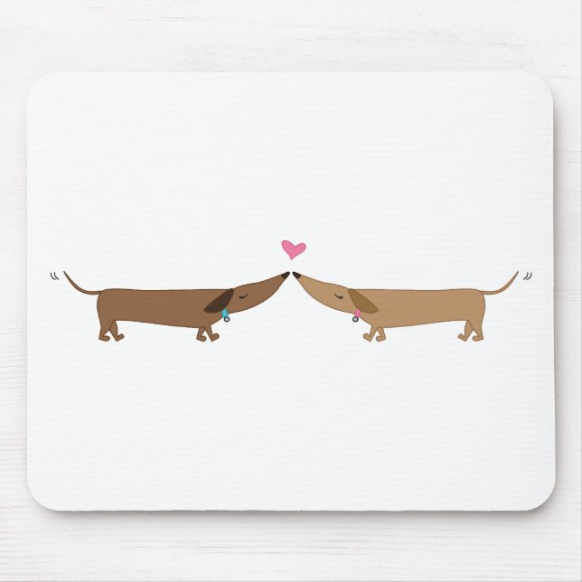 doxie love mouse pad (Front)