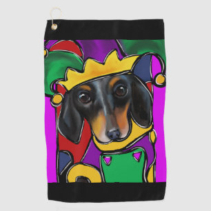 DOXIE  MARDI GRAS           GOLF TOWEL
