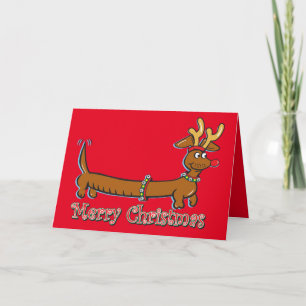 Doxie-Merry-Christmas Holiday Card