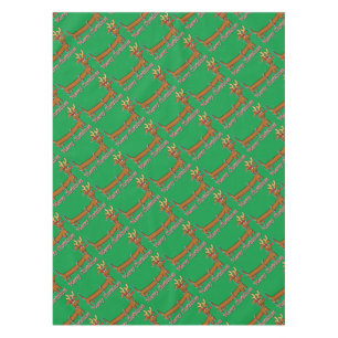 Doxie-Merry-Christmas Tablecloth