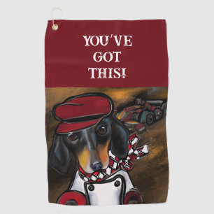DOXIE RACER GOLF TOWEL