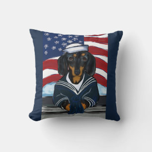 Doxie Sailor Cushion