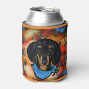 doxie southwestern art can cooler
