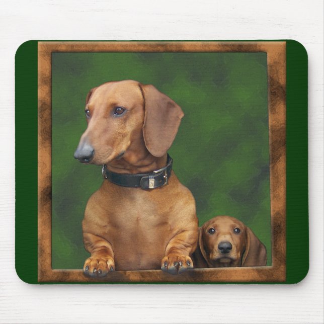 Doxies in the mousepad! mouse pad (Front)