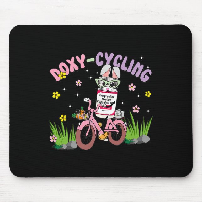 Doxycicling Easter Day Pharmacy Bunny Ears Nusing  Mouse Pad (Front)