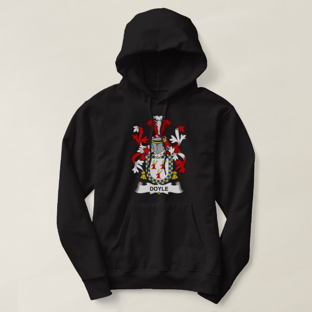 Doyle Coat of Arms  Family Crest  Hoodie (Design Front)