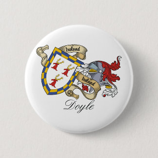 Doyle Family Crest 6 Cm Round Badge