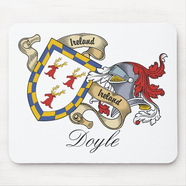 Doyle Family Crest Mouse Pad (Front)