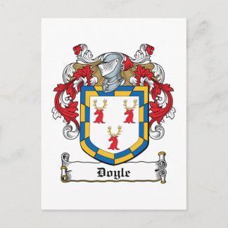 Doyle Family Crest Postcard