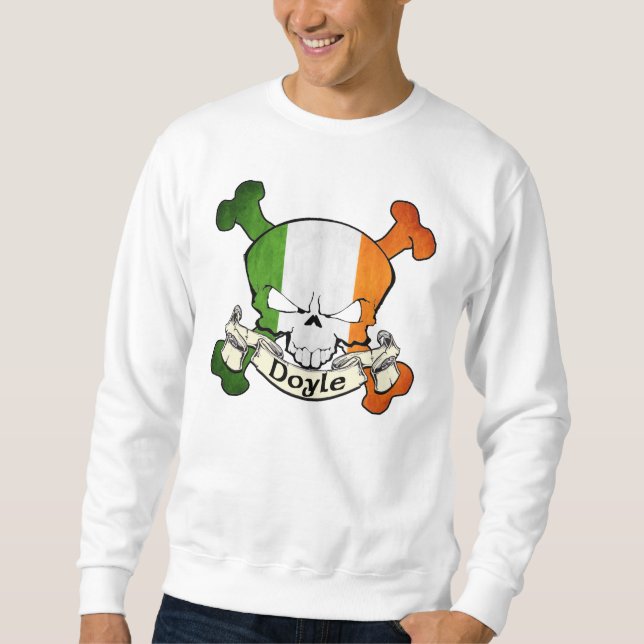 Doyle Irish Skull Sweatshirt (Front)