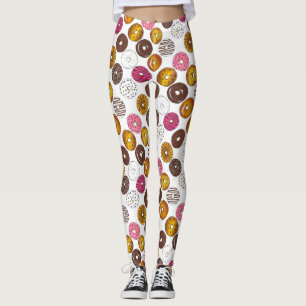 Dozen Doughnuts Doughnuts Breakfast Junk Food Food Leggings