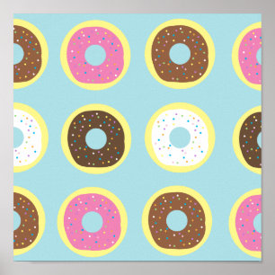 Dozen Doughnuts Poster