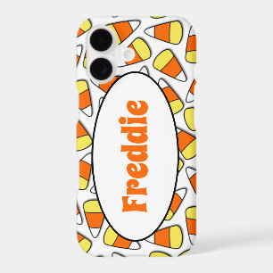 Dozens of Candy Corn and Person's Name