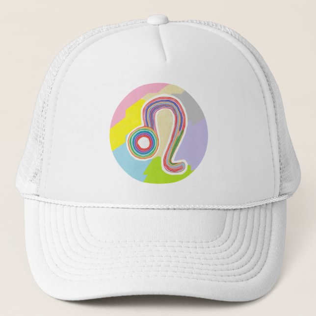 Dozon Leo Fashion Show - Body Art Waves Trucker Hat (Front)