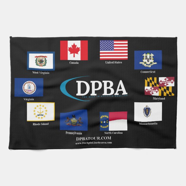 DPBA Tour Flags Towel (Horizontal)