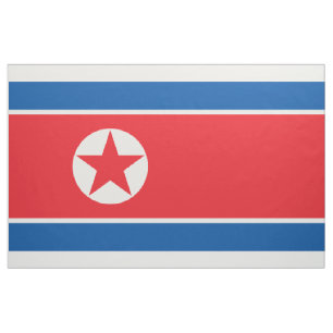 DPRK North Korea Flag Juche Socialist Communist Fabric