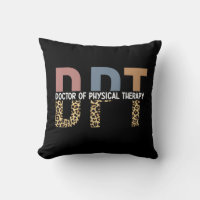 DPT Doctor of Physical Therapy Cheetah Typography