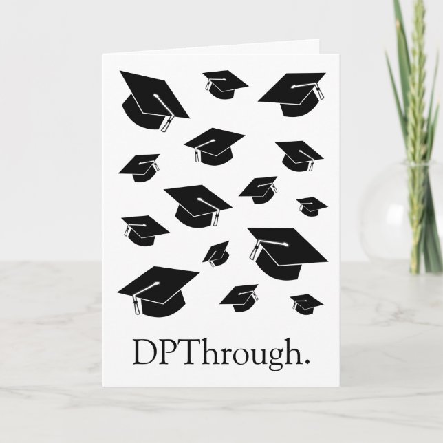 DPT / Doctor of Physical Therapy Graduation Card (Front)
