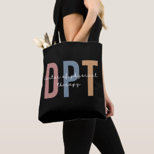DPT Doctor of Physical Therapy Physical Therapist Tote Bag