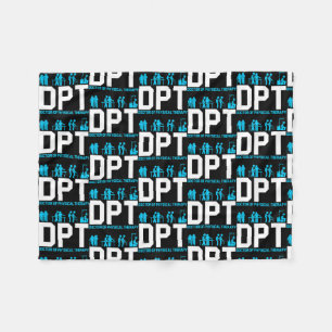 DPT Doctor of Physical Therapy Physiotherapy  Fleece Blanket