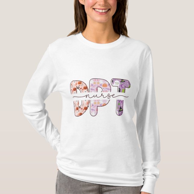 DPT Nurse Halloween Long Sleeve  T-Shirt (Front)