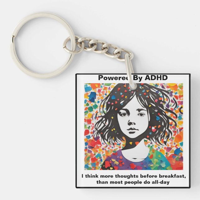 Dr.Anders Osborne Ph.D.- Positive Quote ADHD Mug Key Ring (Front)