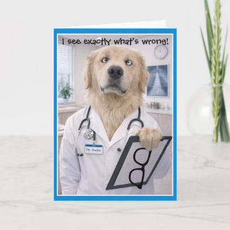 Dr Archie Get Well Card GC-3