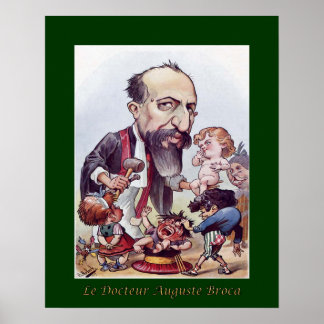 Dr. Augustus Broca ~ Paediatrics/Surgery ~ Moloch Poster